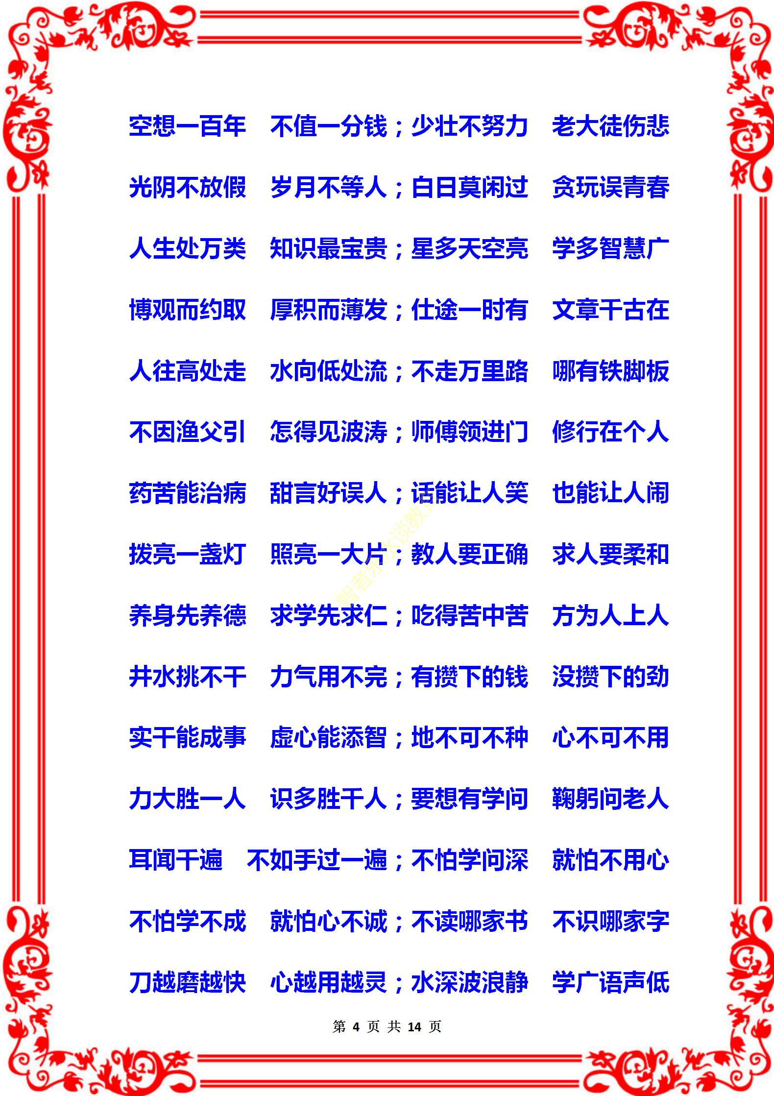 自古至今劝学经典名句,劝学的名言经典语录