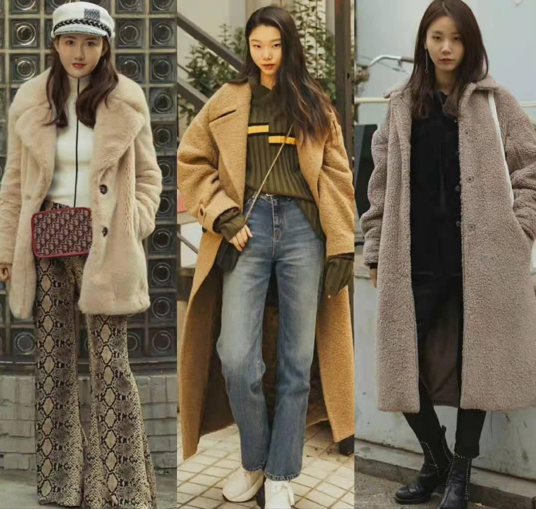 韩国街拍秋季女生穿搭潮,韩国街拍女生穿搭慢视频