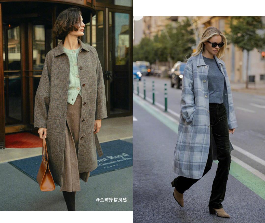 冬季呢子衣小个子穿搭,现在冬季上下衣穿搭