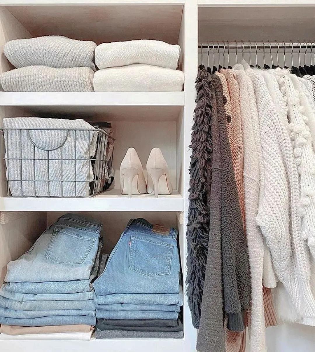 步入式衣帽间尺寸设计原则,步入式衣帽间太窄了