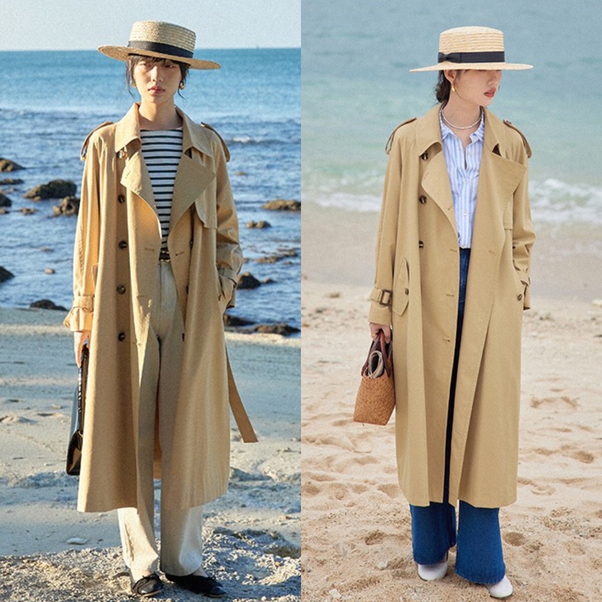 中款风衣怎么搭配鞋子和裤子好看,穿风衣搭配什么裤子什么鞋子