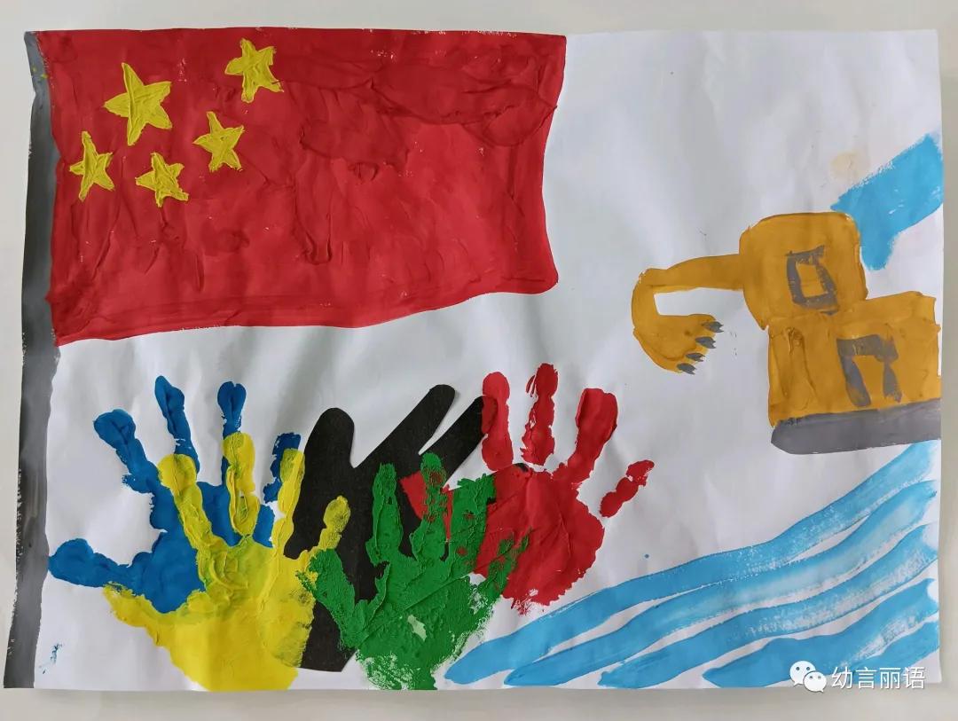 助力冬奥创意美术手工,冬奥会冰墩墩和雪容融绘画