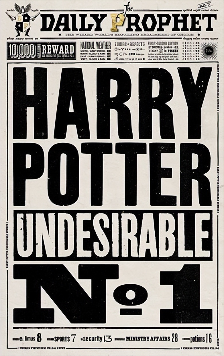 环球影城哈利波特馆设计师,哈利波特风格平面设计