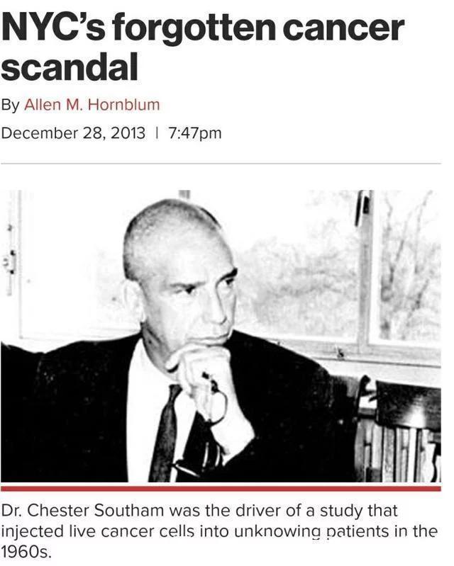 科学家试验癌细胞长到几百斤,科学家在人体内注入癌细胞