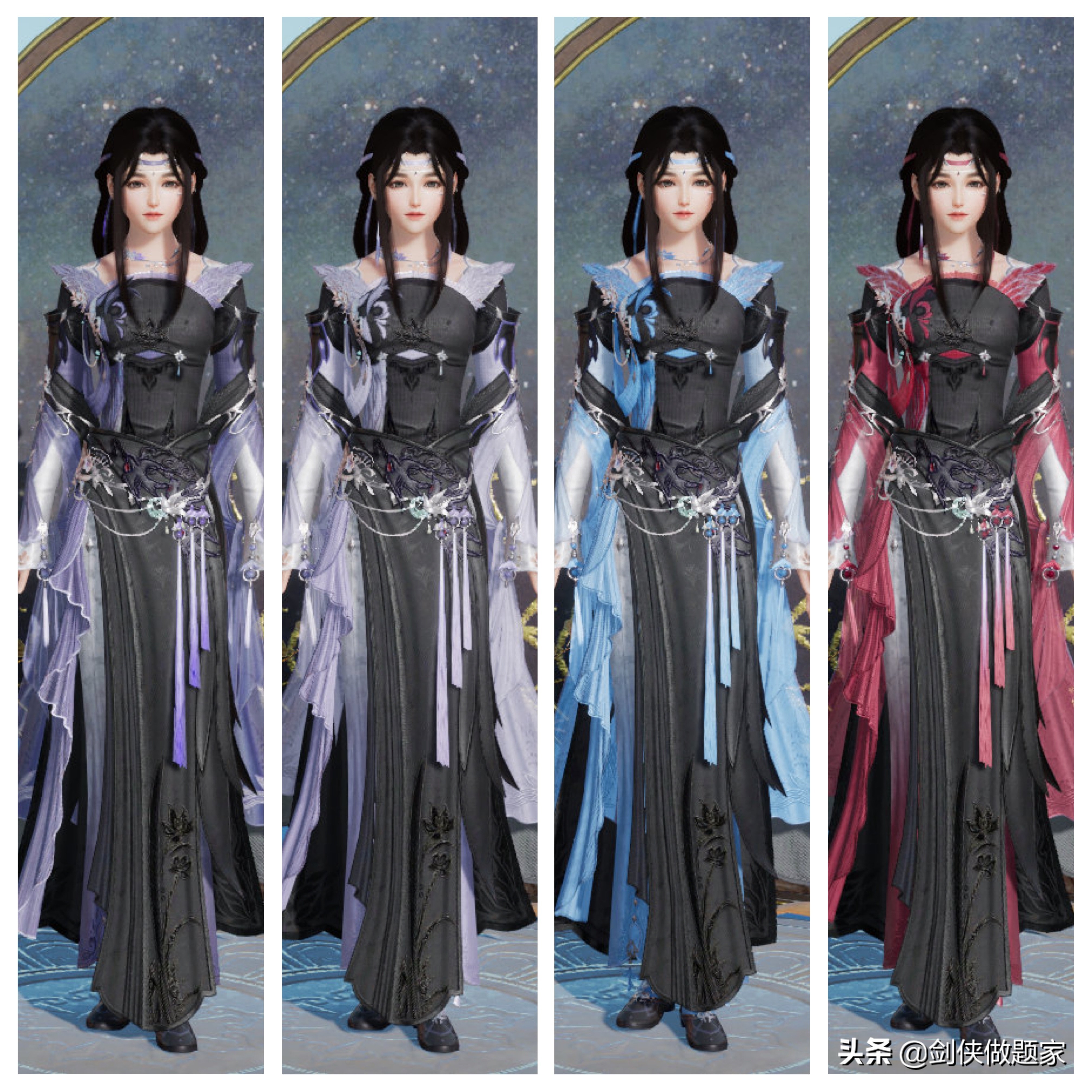 剑网3全职业校服大全,剑网三万花校服女