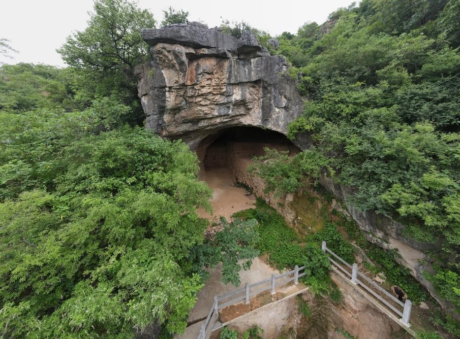 河南周口市山顶洞人遗址,中国最原始的山顶洞人