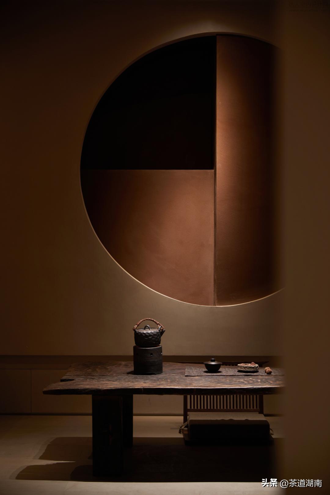 不装吊顶的禅意茶室装修效果图,广东禅意茶室私人会所包厢设计