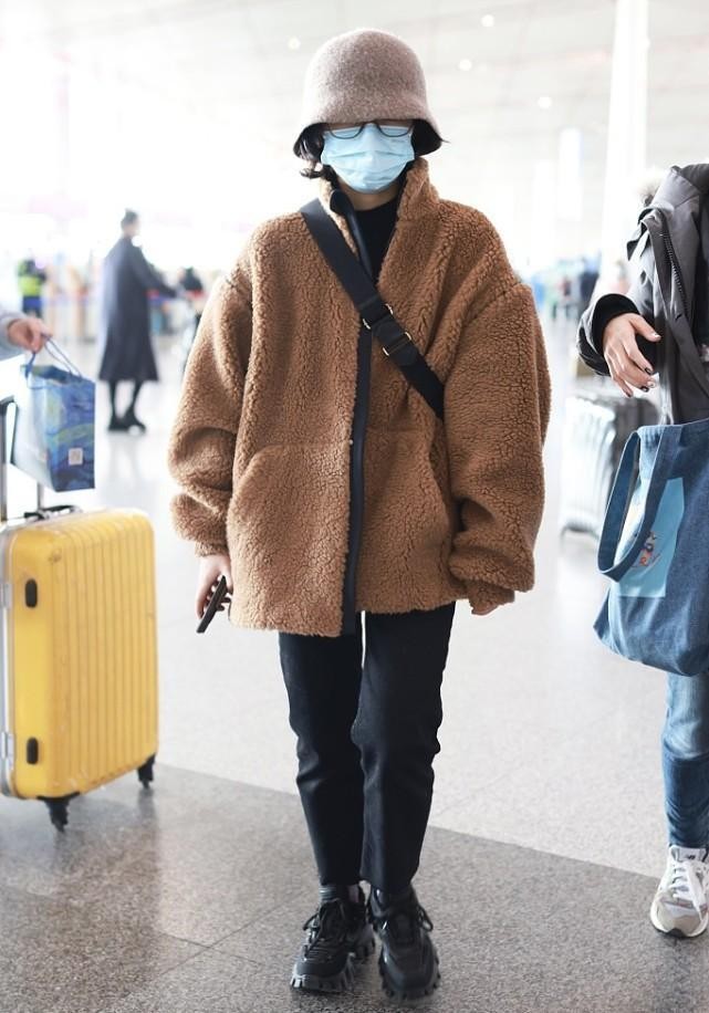 张子枫渐变帆布包,张子枫单肩挎包