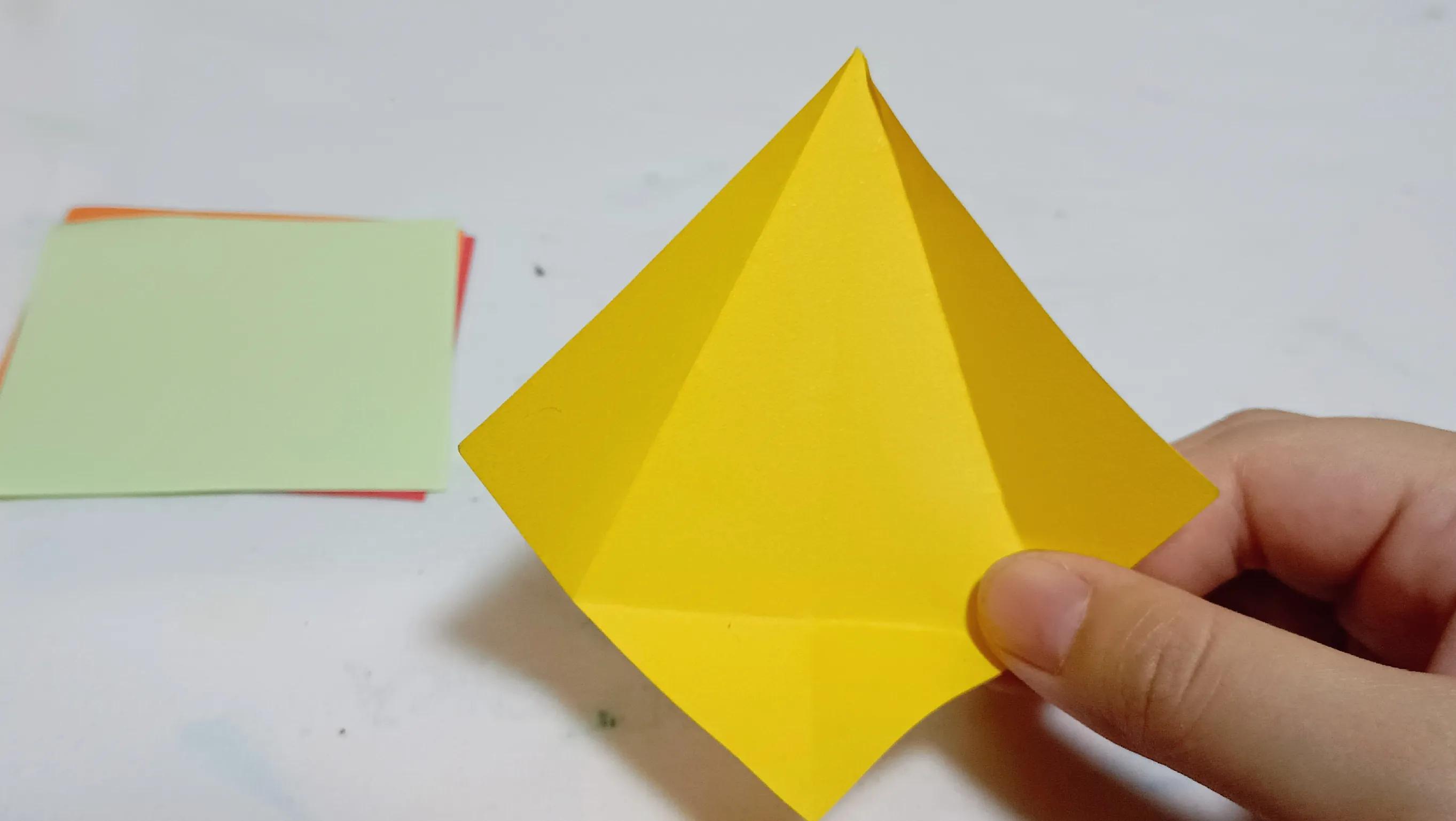 亲子手工折纸叶子,手工折纸幼儿园枫叶