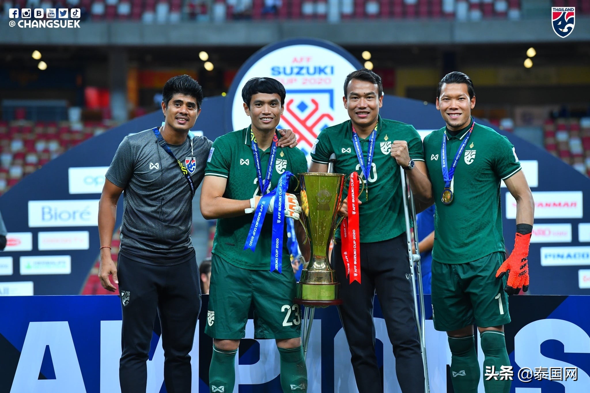 东盟杯泰国队第6次夺冠，成史上最成功球队