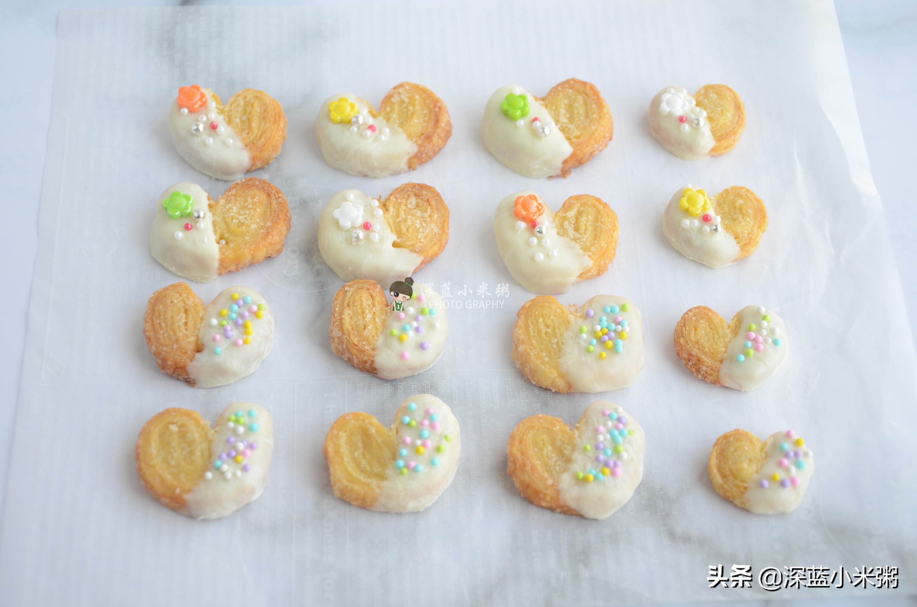 蛋挞皮怎么做蝴蝶酥家庭版,蛋挞皮做的蝴蝶酥