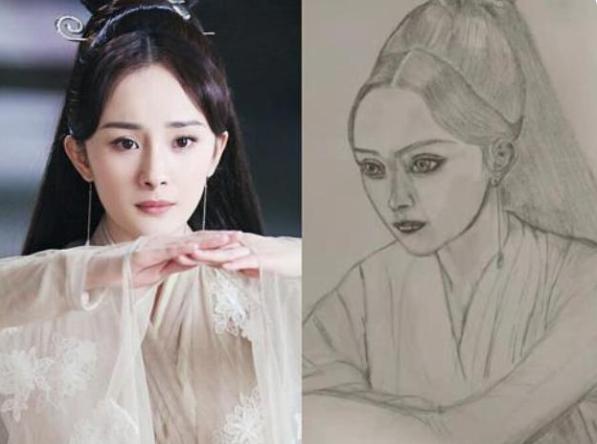 美术生笔下的明星,美术生笔下明星