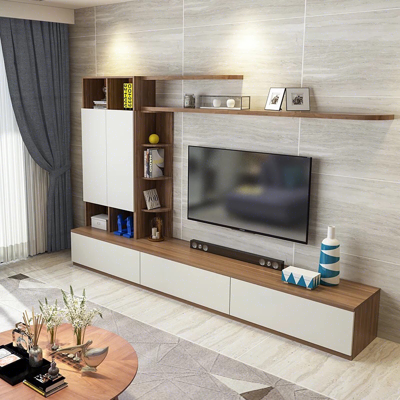 漂亮的电视柜背景墙最新款,7款电视背景墙及电视柜设计