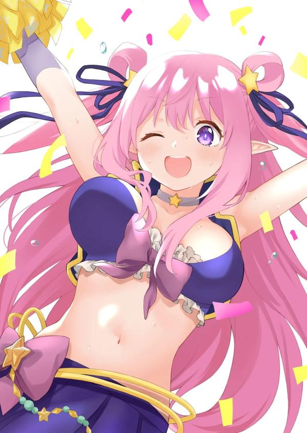 啦啦队员可爱小图,啦啦队员二次元图片