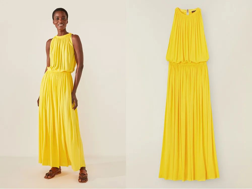 孟晚舟紫色连衣裙,孟晚舟蓝色连衣裙