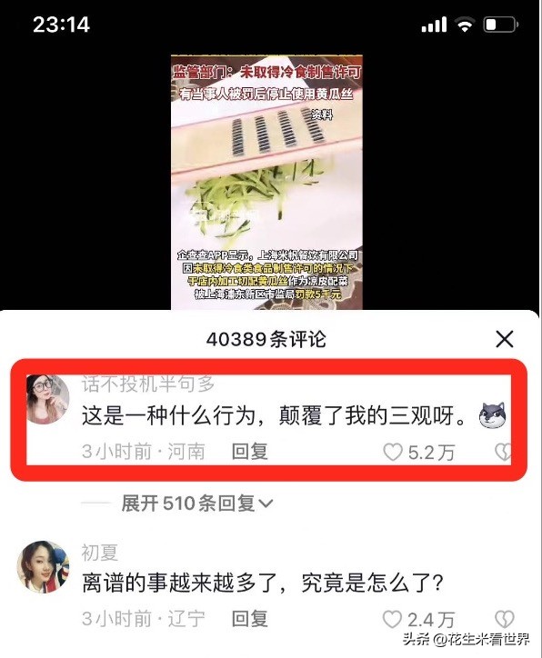 凉皮里面放点黄瓜丝居然被罚了,黄瓜和凉皮同时拌会罚款吗