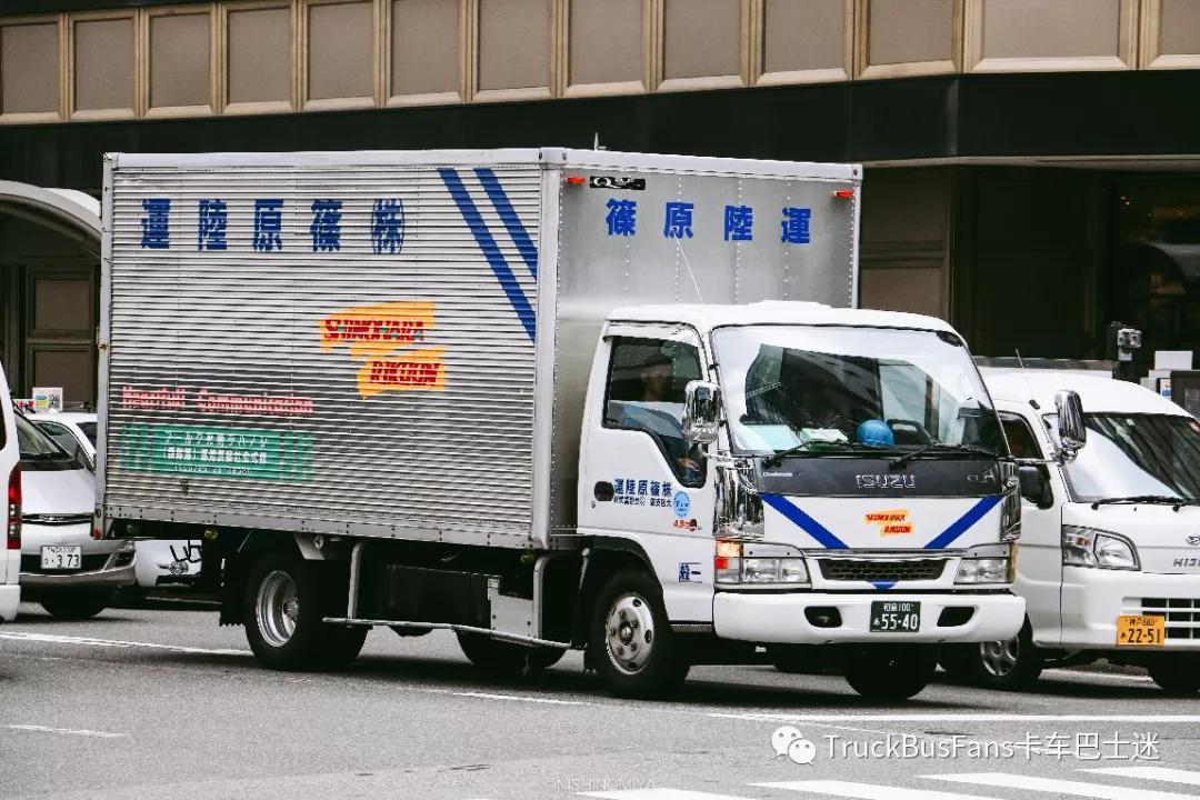 日本卡车是这样拍的,日本街头小型卡车