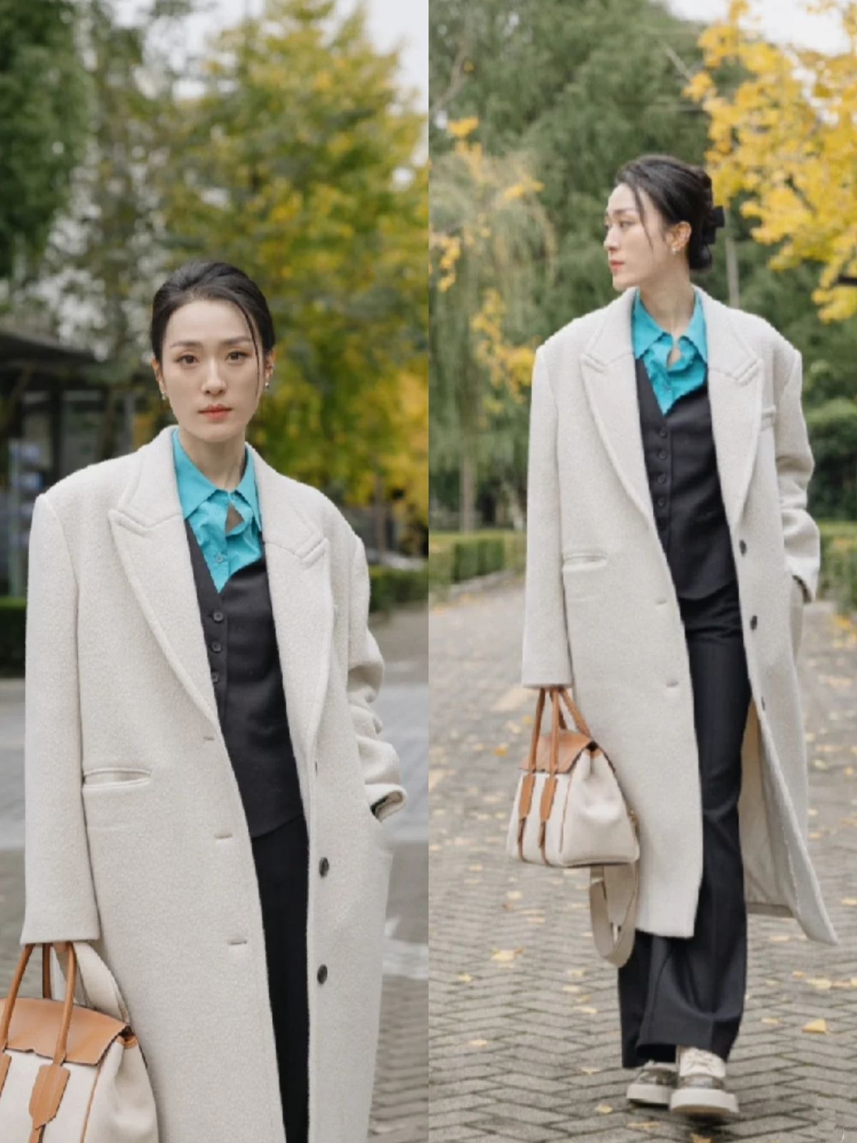 叠穿白衬衫冬季穿搭,冬季衬衣穿搭技巧叠穿