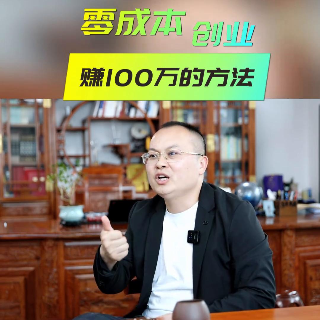 从零创业挑战100天营收100万,零投资100种赚钱方法图片