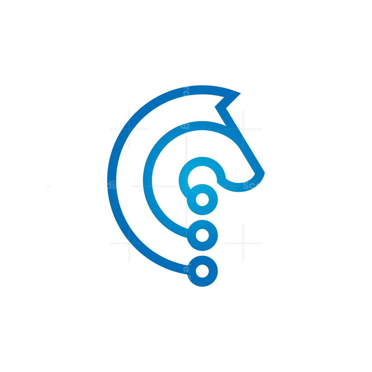 logos：马不停蹄！一组活力十足的马元素标志设计