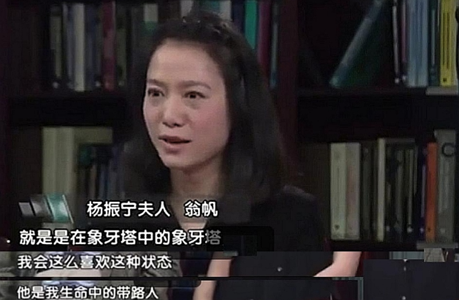 翁帆离开杨振宁写的信是什么,1995年翁帆