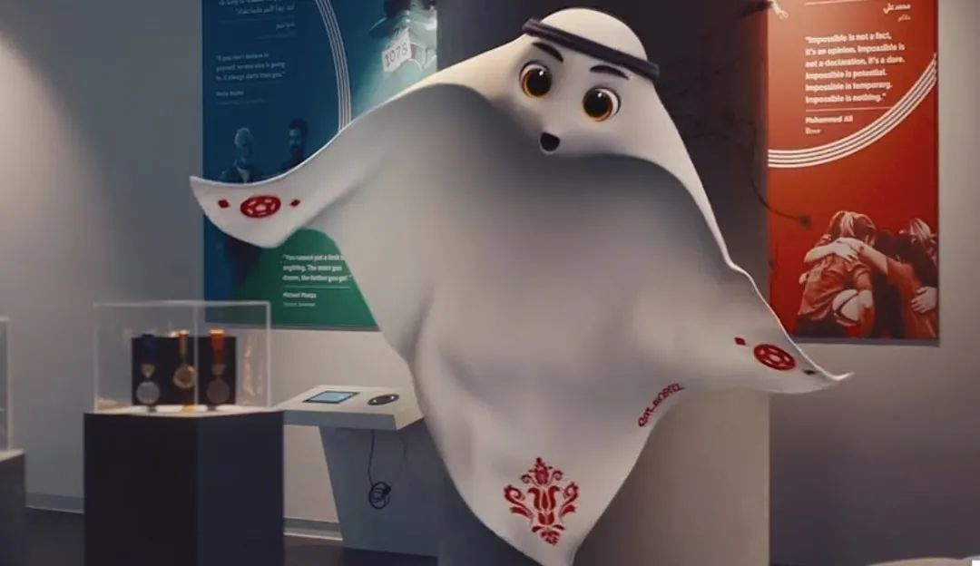 2022年世界杯会徽吉祥物高清图片,2022足球世界杯吉祥物图片