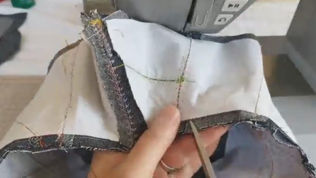 旧牛仔裤改造拼床单,旧牛仔裤改造杂物兜