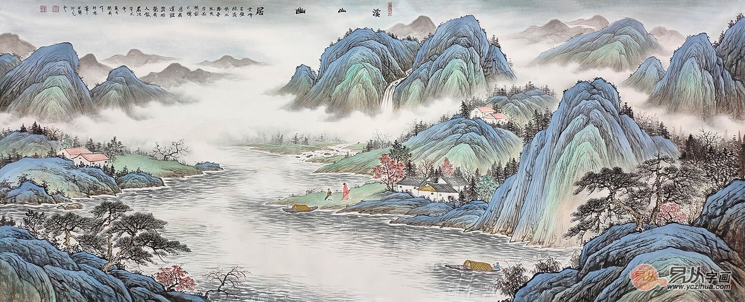 办公室字画装修风格,轻奢风装修的办公室适合挂什么画