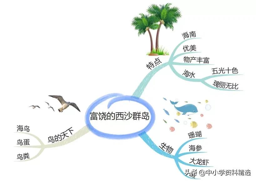 三年级语文上册生字思维导图,部编版三年级语文上册思维导图
