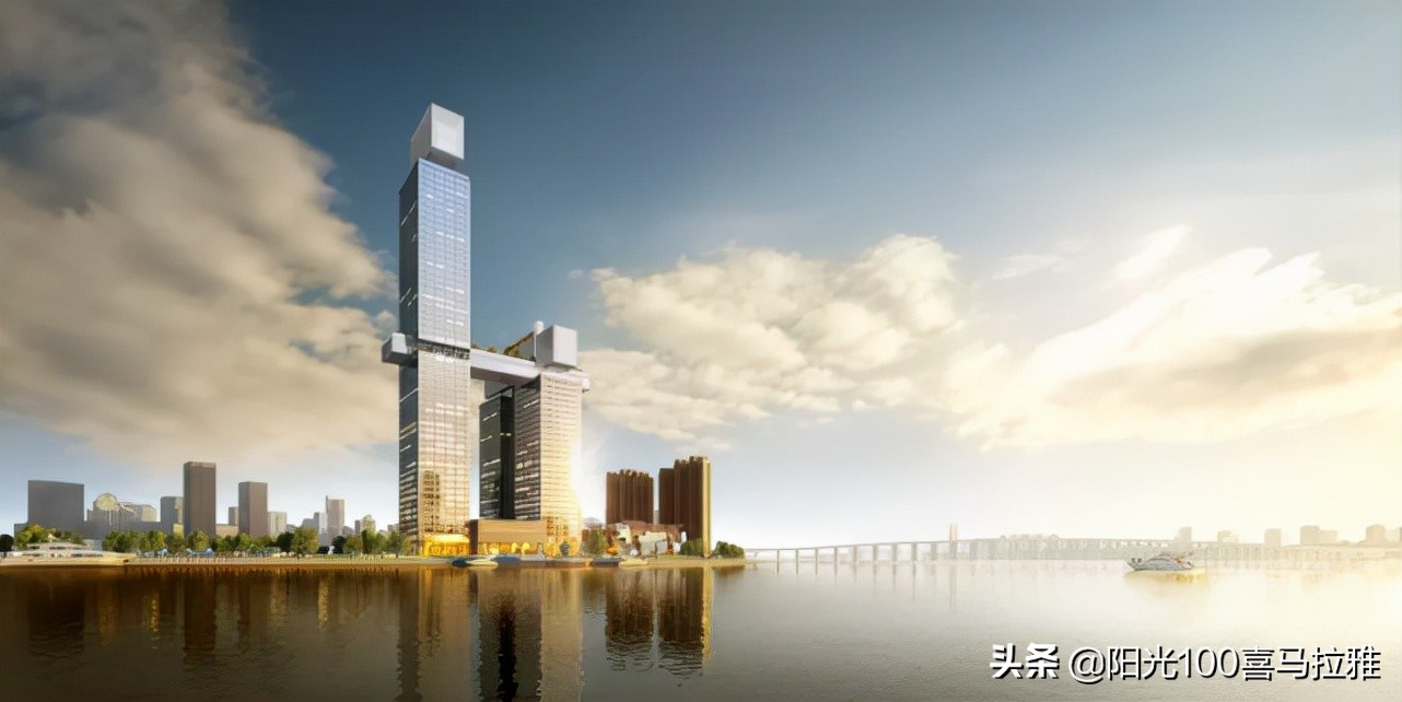 温州143平方米270度落地窗大平层,超大落地窗享绝美城市景观