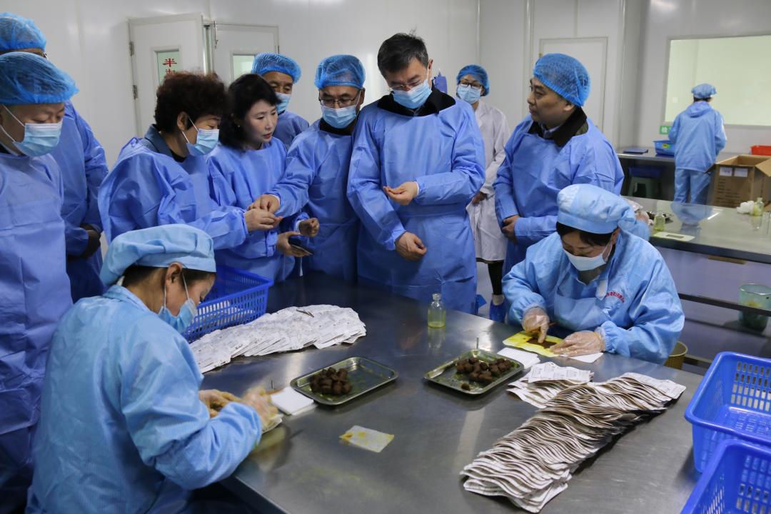 王胜在天水市调研药械产业发展情况