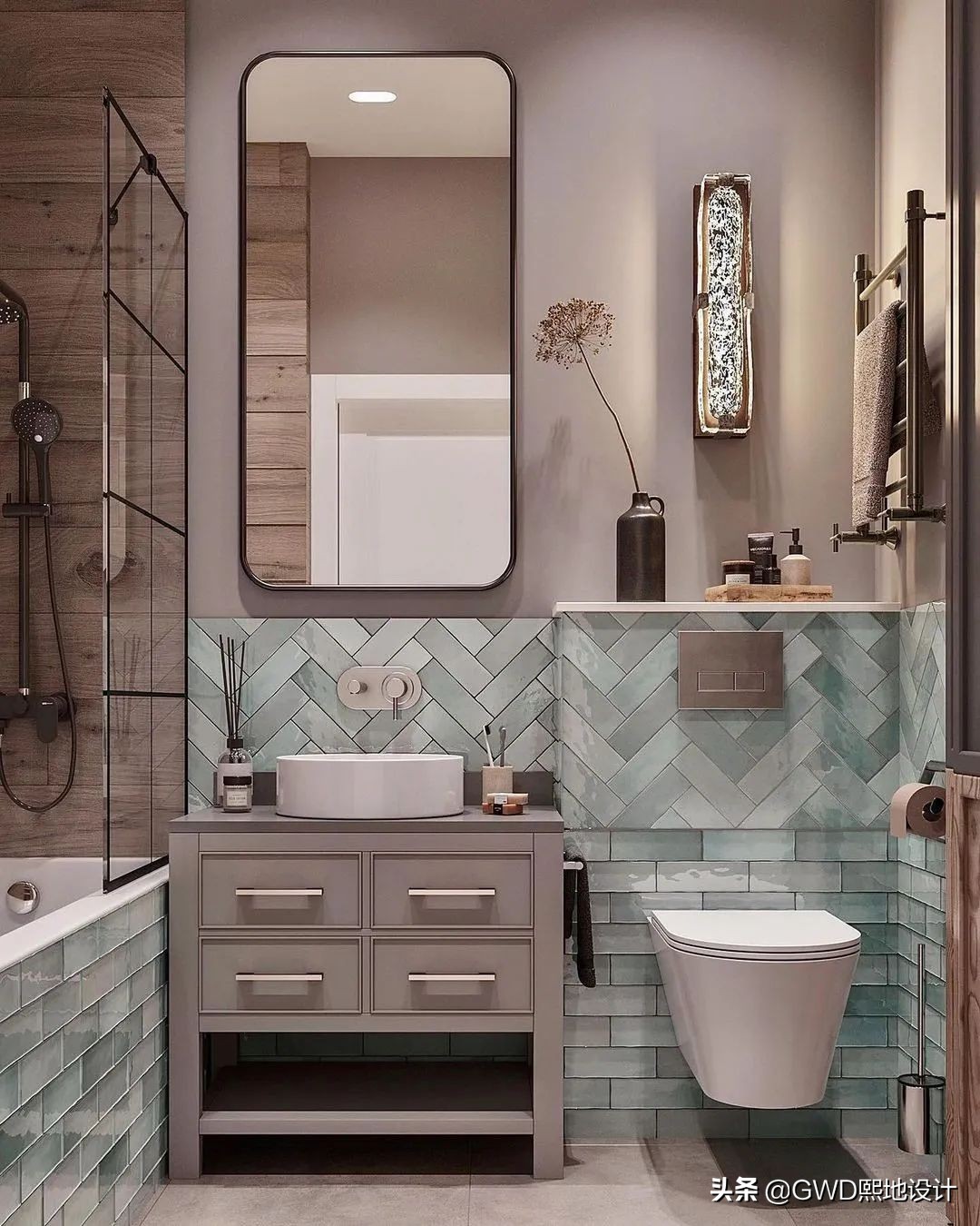 最美卫生间装修效果图,2021最火卫生间设计效果图