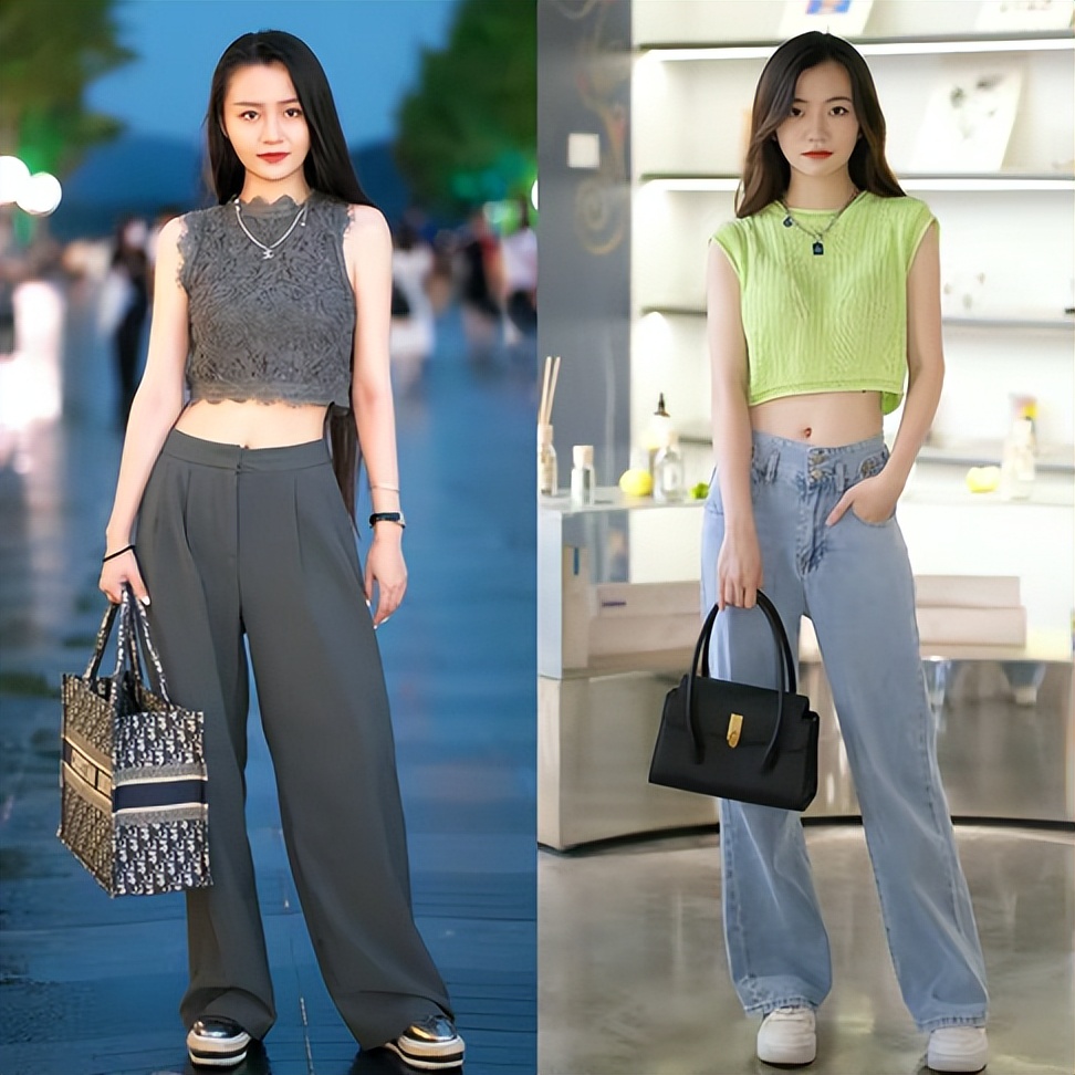 t恤穿搭小心机就是显高显瘦减龄,秋季显瘦内搭t恤