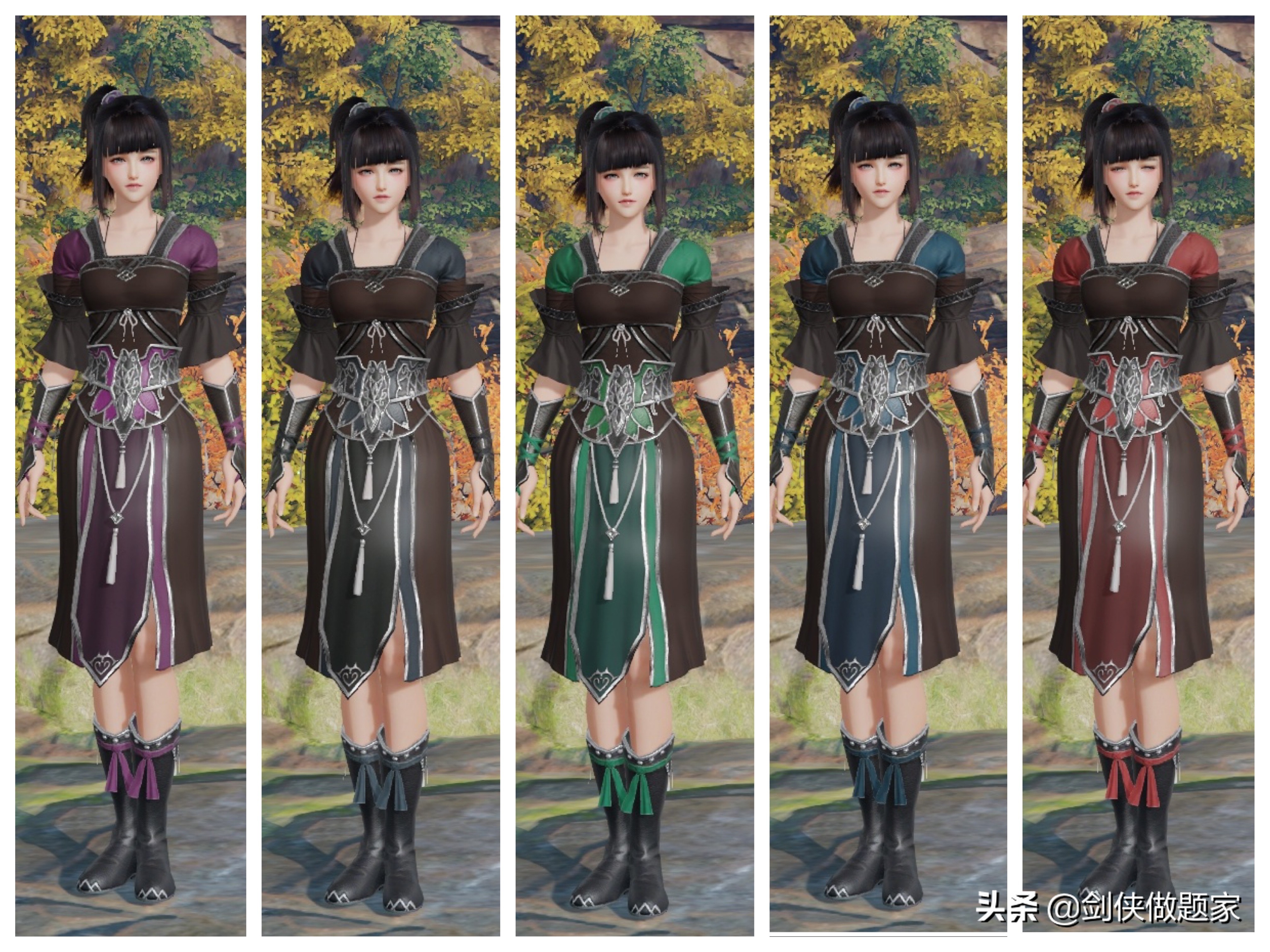 剑网3全职业校服大全,剑网三万花校服女