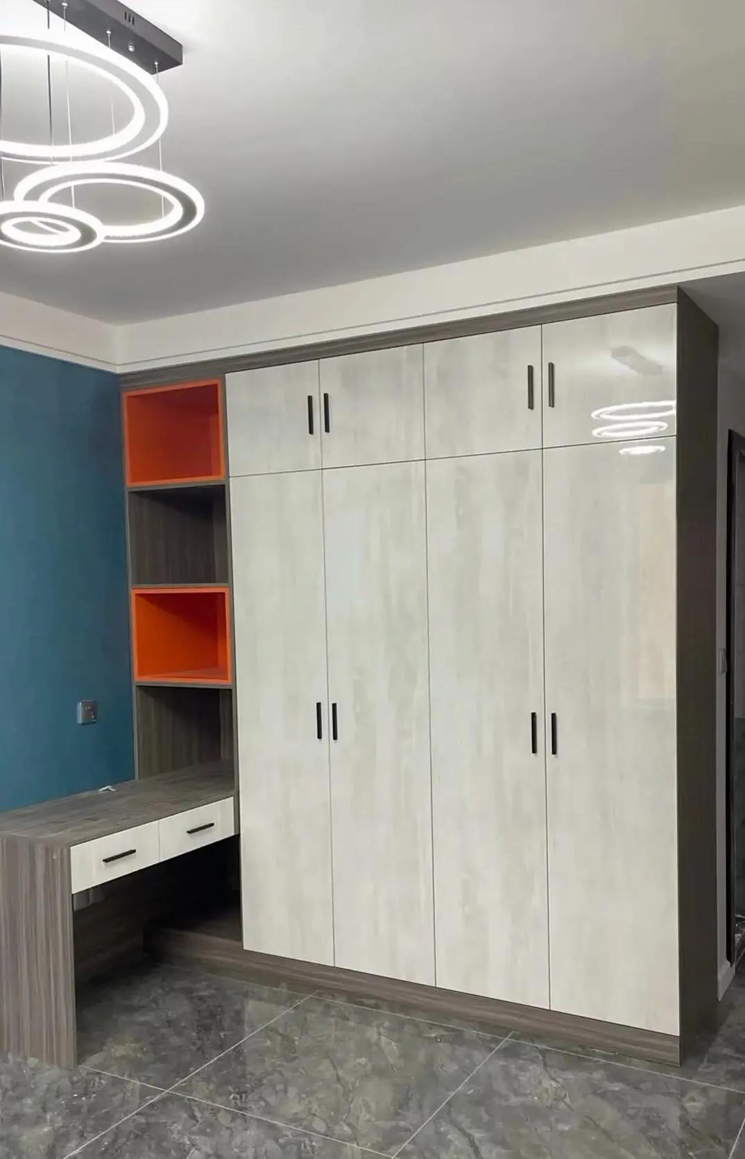 衣柜写字桌一体桌尺寸,衣柜写字桌一体新款