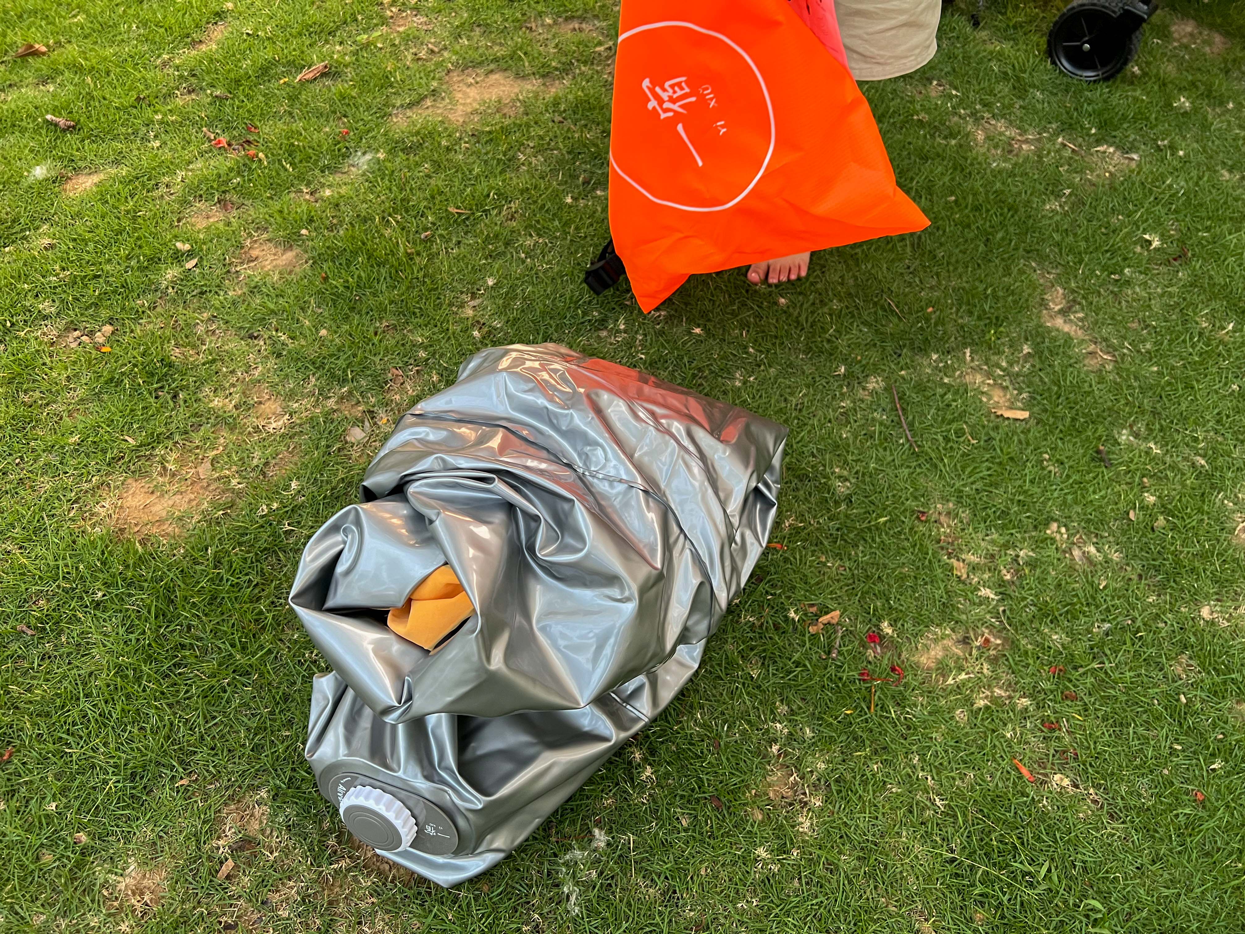 户外露营神器电动,自动充气帐篷露营体验