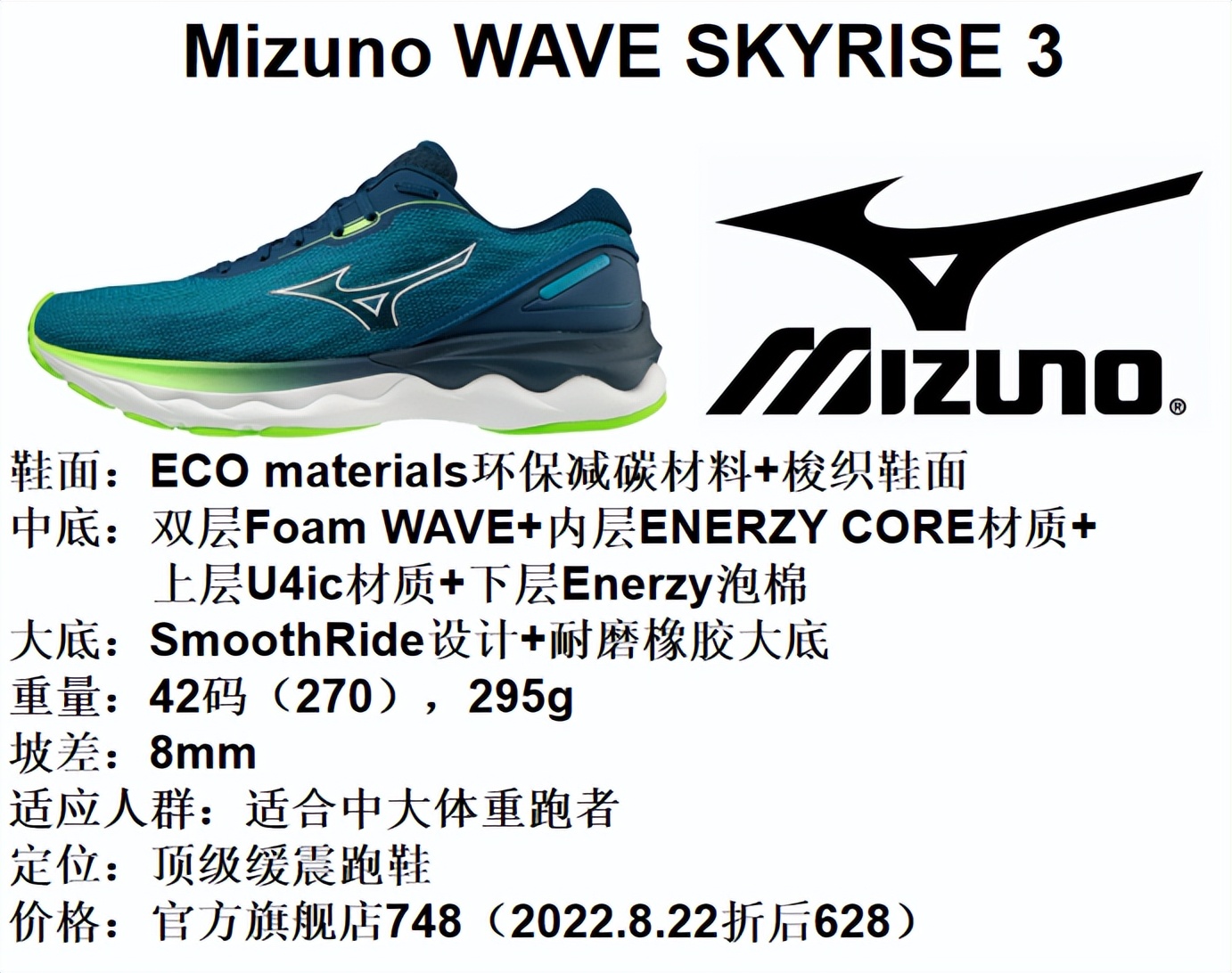 2023美津浓跑鞋矩阵,美津浓跑鞋矩阵aero20