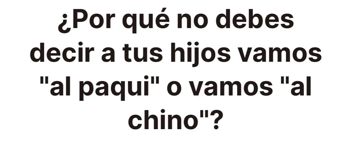 反对歧视！西班牙媒体要求家长不要称华人店为chino