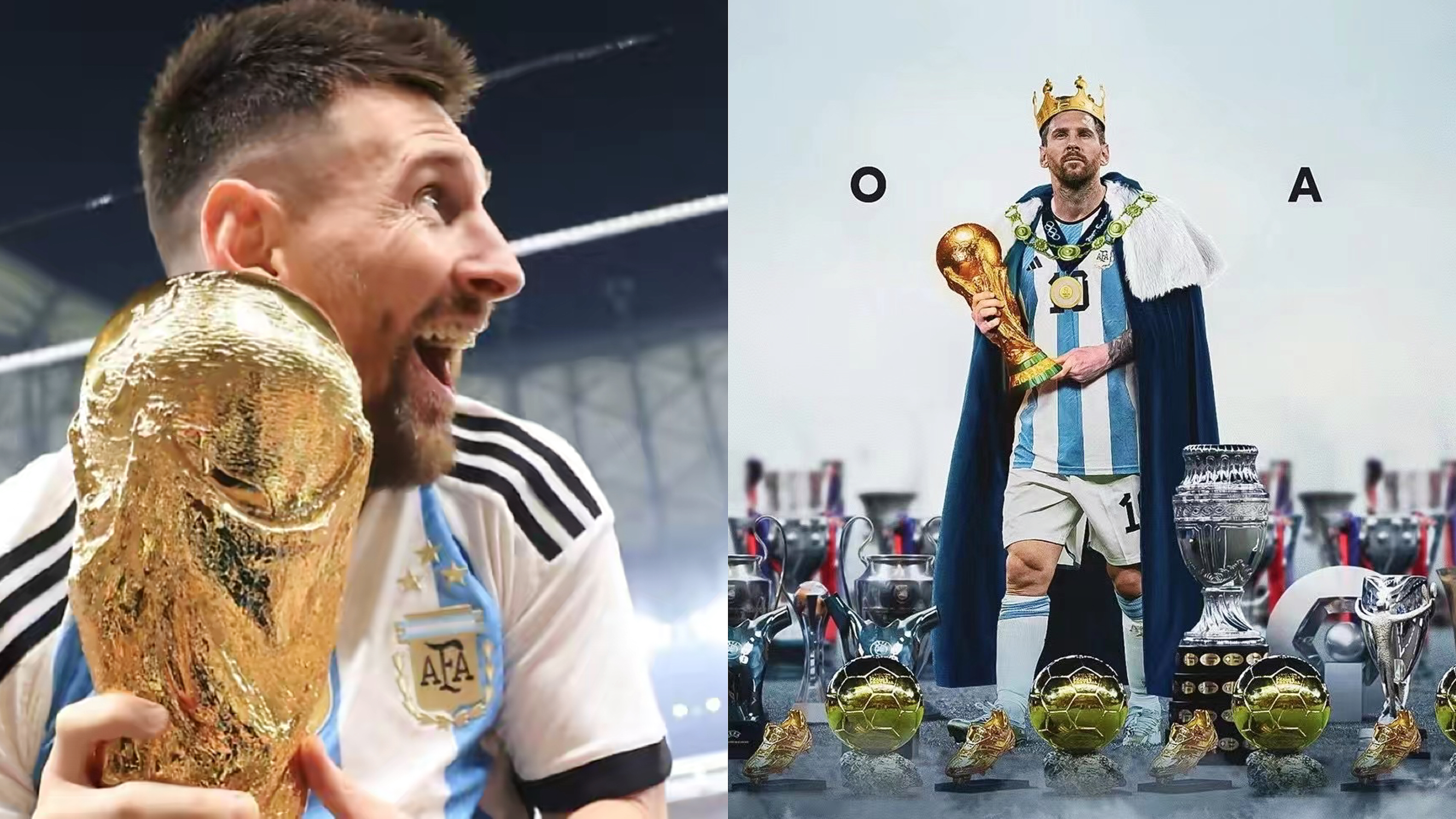 梅西捧杯穿黑袍寓意,梅西世界杯夺冠后穿的黑纱衣服