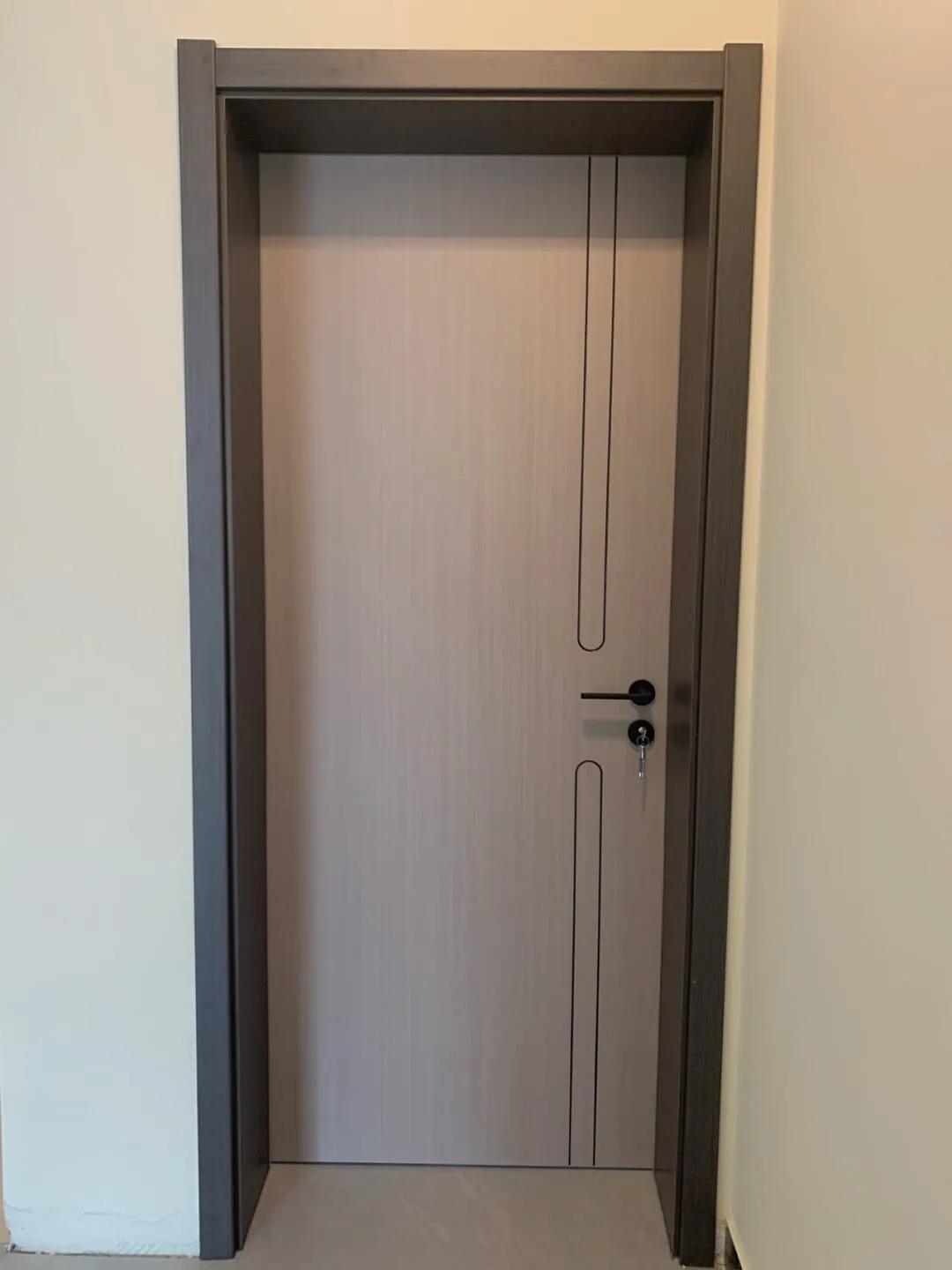 白墙搭配什么颜色木门,房间木门颜色搭配效果图