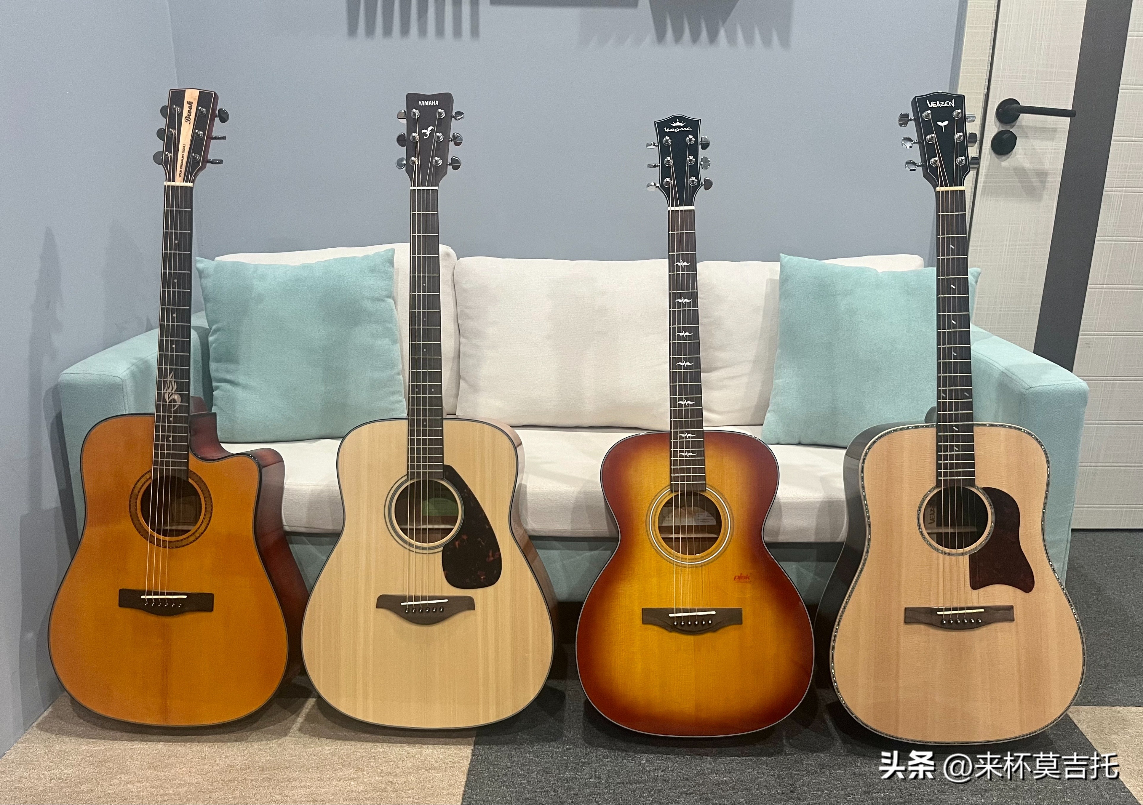 雅马哈40寸新手入门吉他推荐,新手吉他推荐卡马还是雅马哈