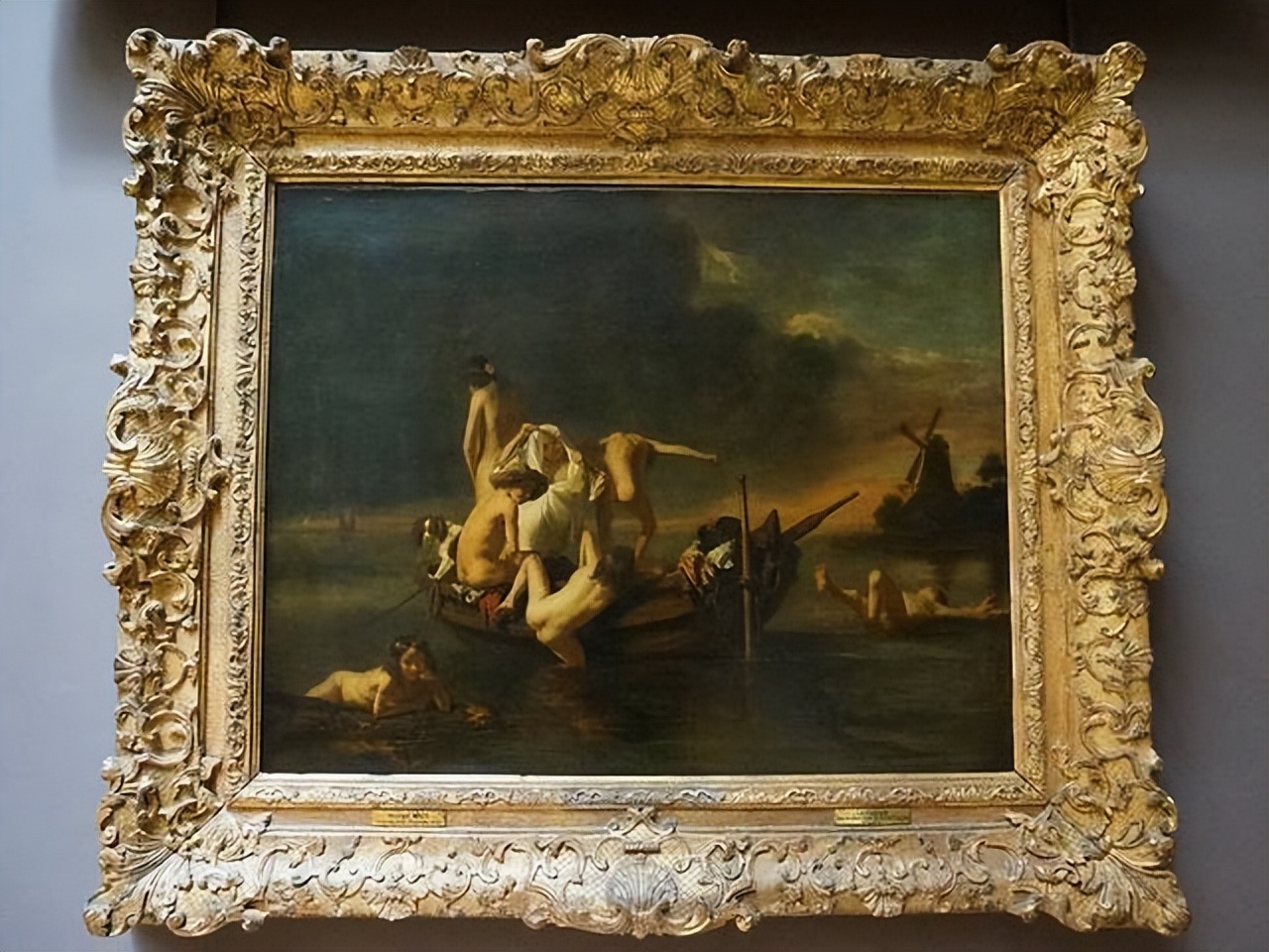 法国卢浮宫绘画简介,法国巴黎的卢浮宫有什么画作