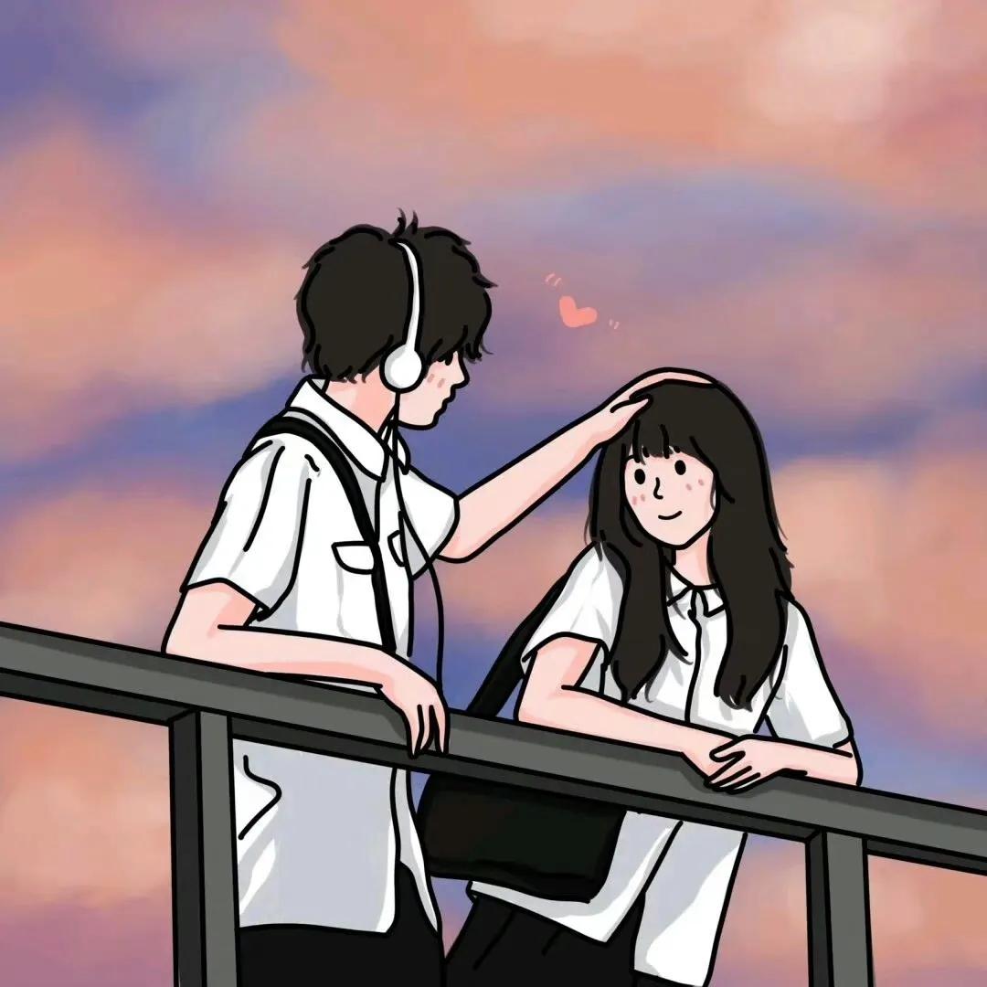 可可爱爱的情侣头像一人一张,对象不是人的情侣头像