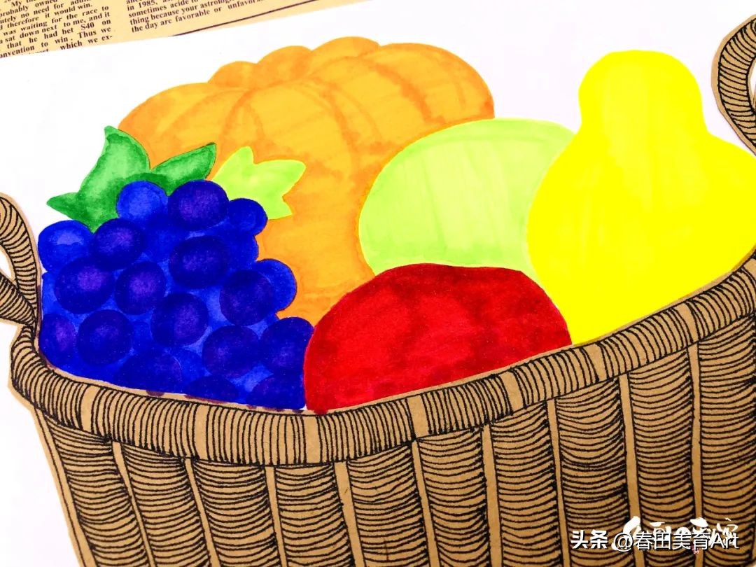 少儿美术课程中的技法,4-6岁少儿入门美术课程秋天