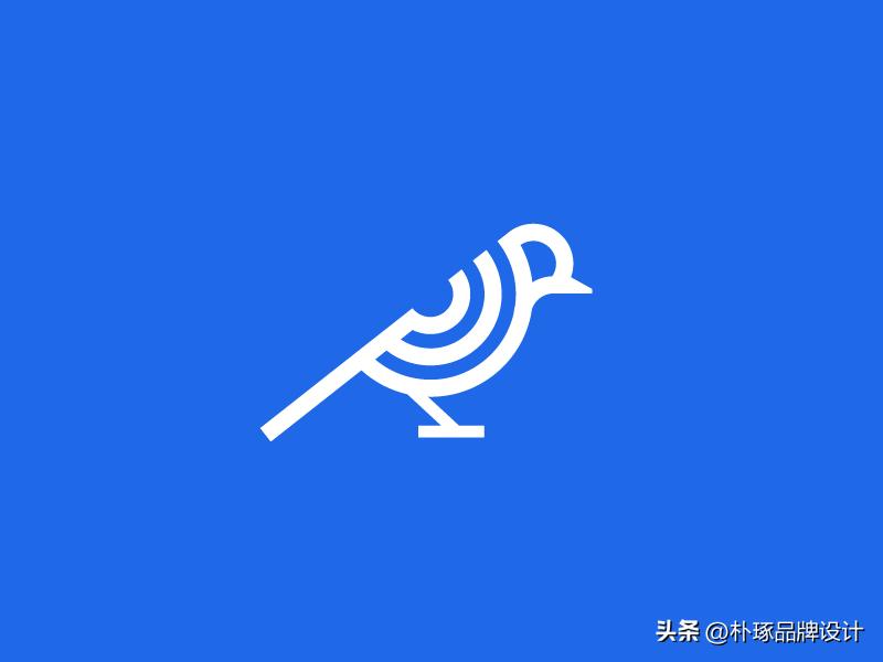 金鼠logo设计创意,麻雀图案logo设计理念