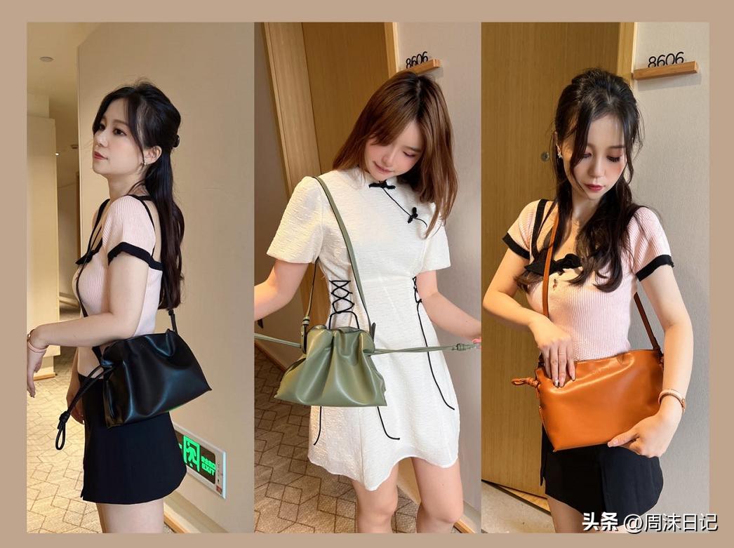 奢侈包的背法,头层牛皮旅行包三种背法