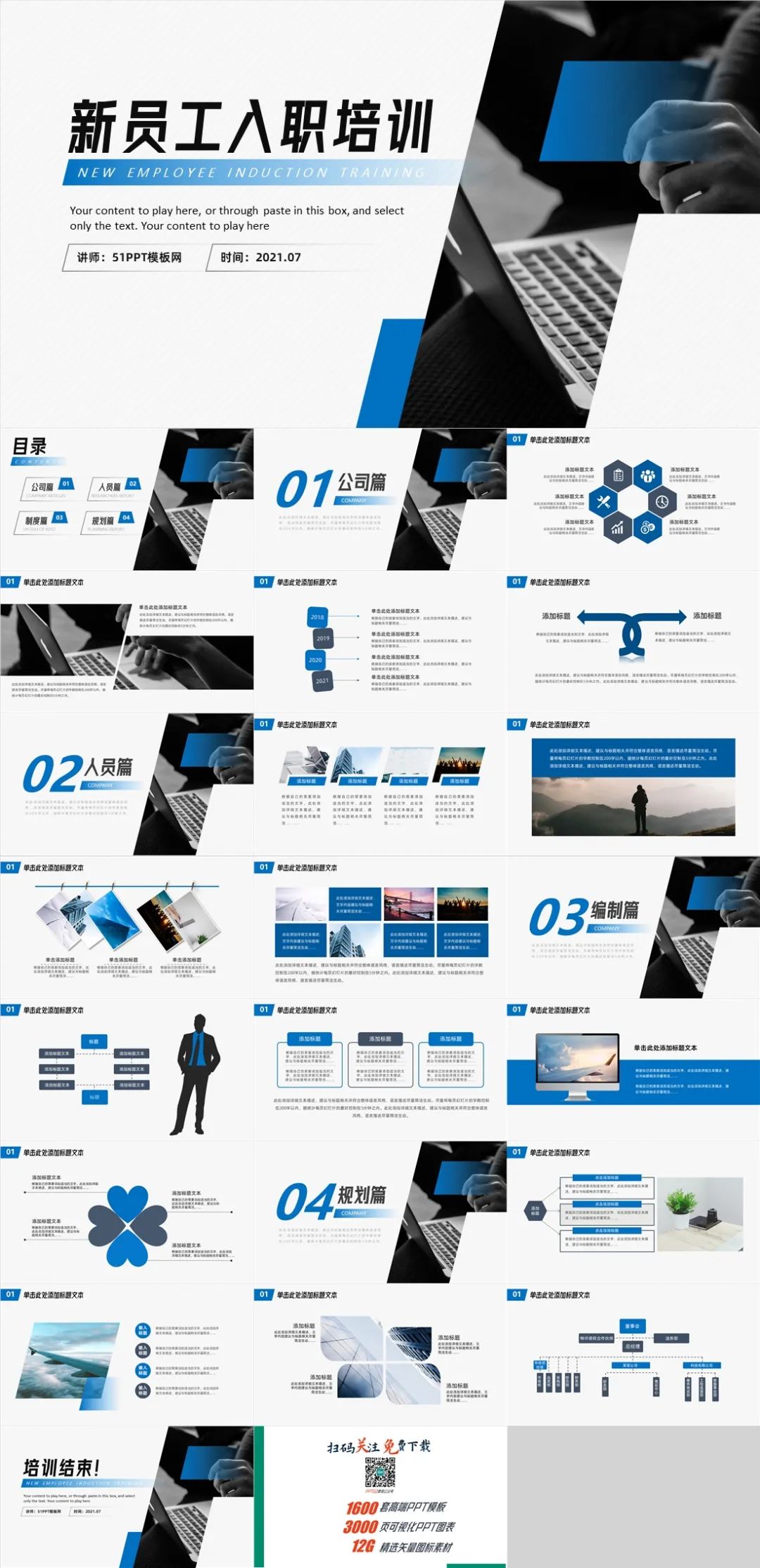 新员工入职培训ppt模板免费下载,新员工入职培训ppt模板可以修改