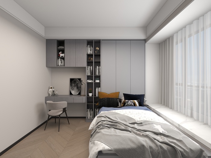 大王椰高雅灰颗粒板衣柜,大王椰家具板优势