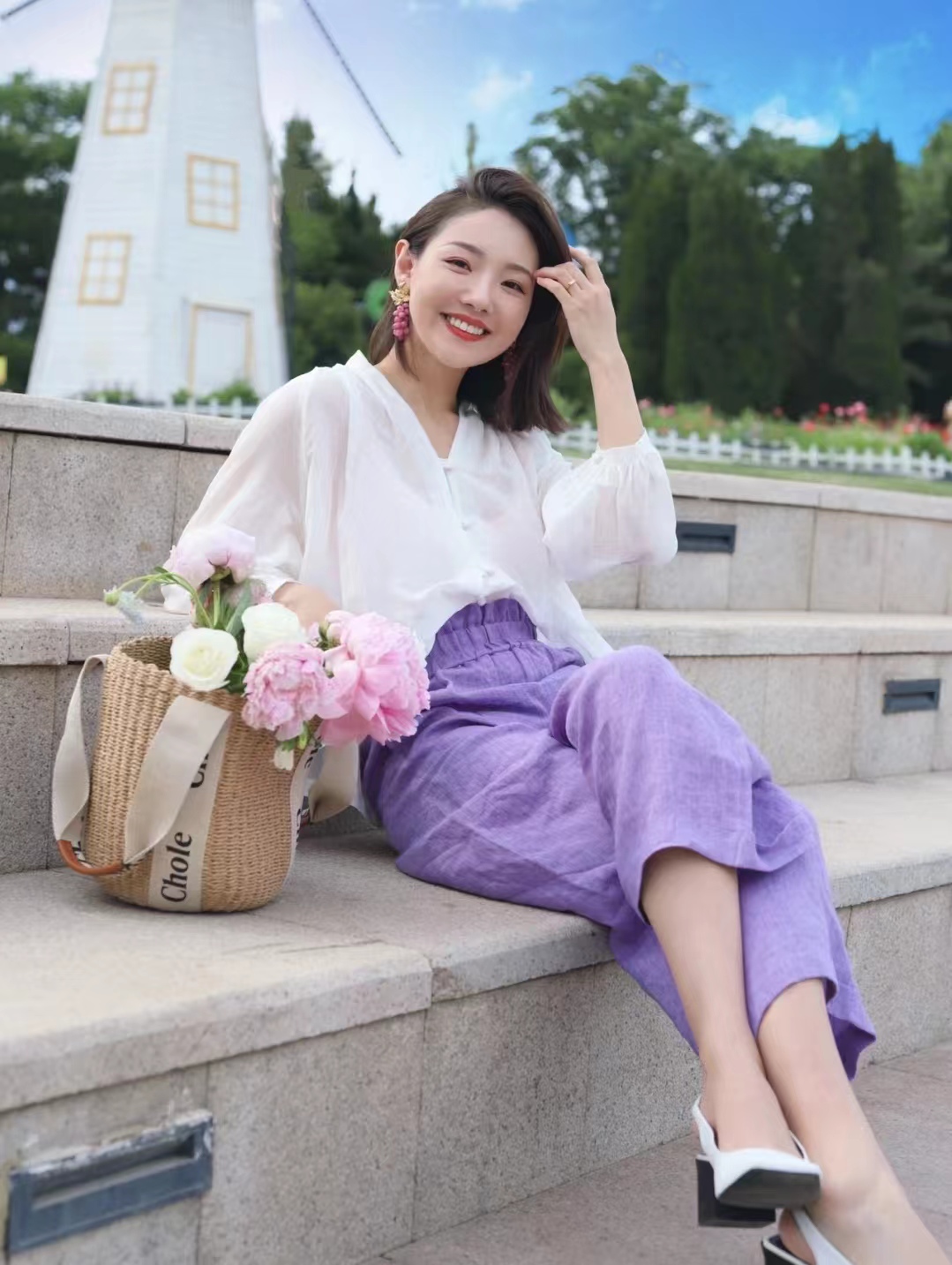 紫色衣服怎么搭配少女更有时尚感,紫色衣服搭配全过程