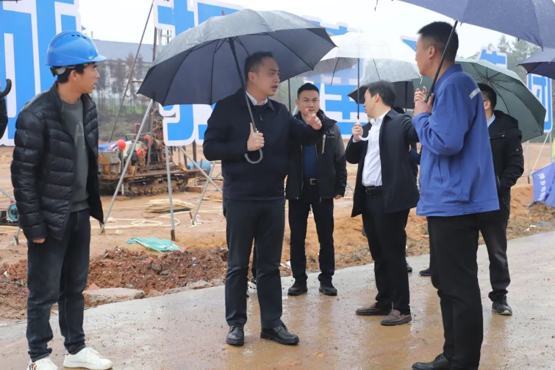 郭庆元带队调研重点项目建设工作,率队督导重点项目建设工作